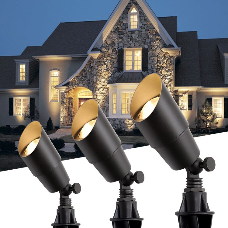 Die-Cast Aluminum Uplight Low Voltage Landscape Outdoor Lighting Tree Spotlight Accent Lighting