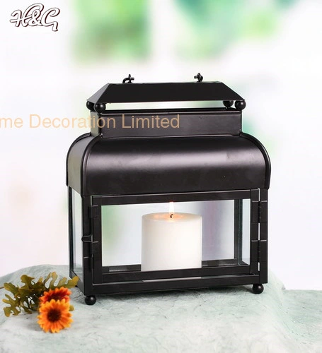 Black Home Decorative Candle Lantern