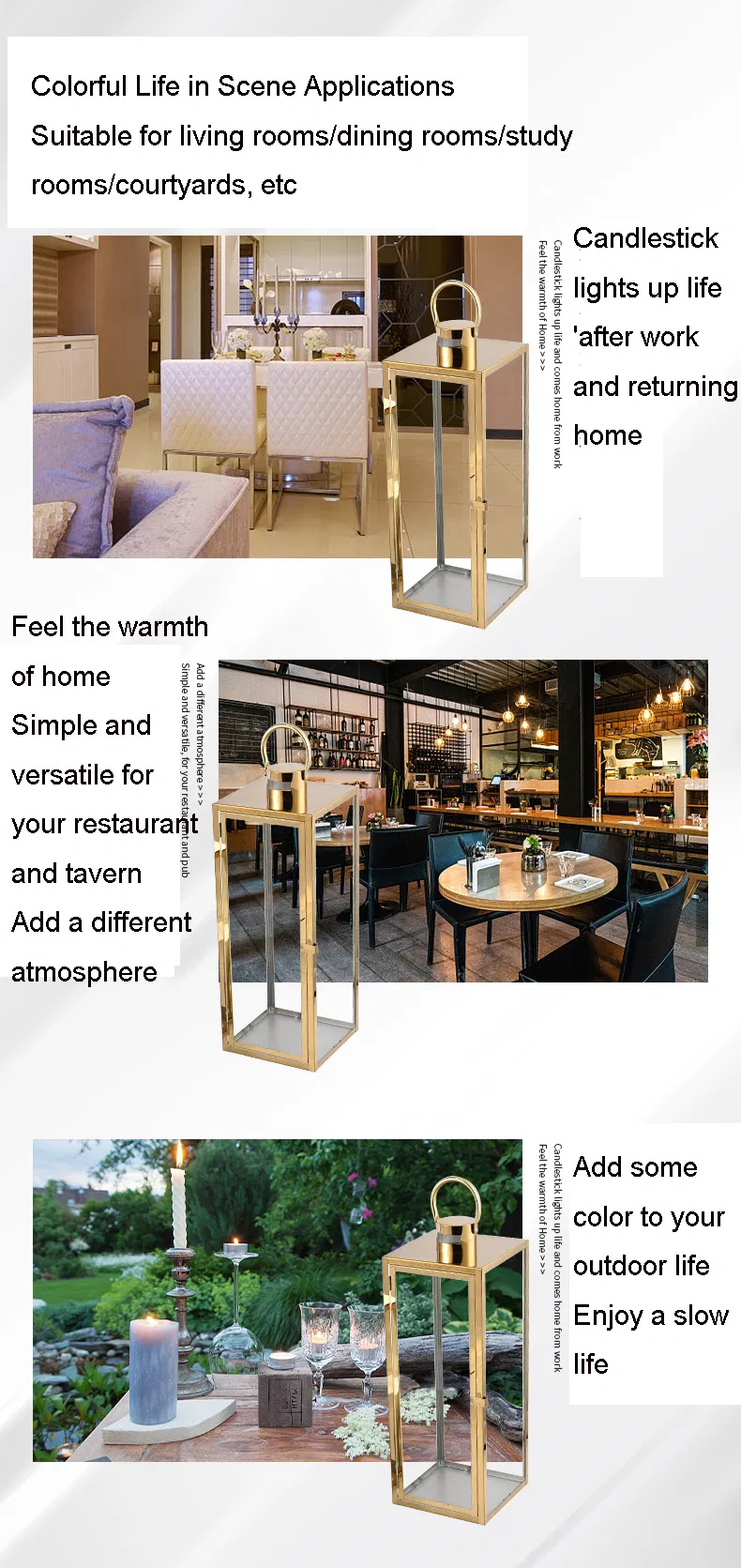 Modern Decorative Lantern Candle Holder