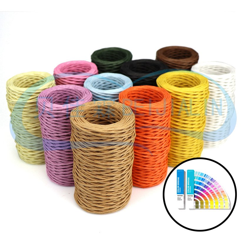 Durable Multi-Colored Paper String for Gift Wrapping and Crafting