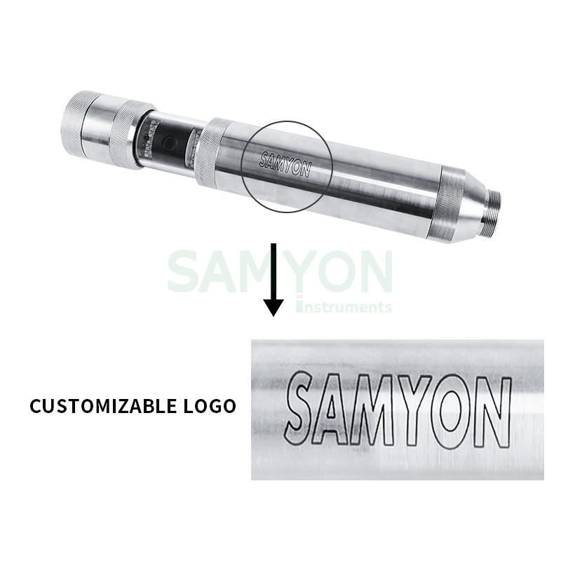 73mm Dual High Resolution Deep Underwater Well Borehole Inspection Analog Camera