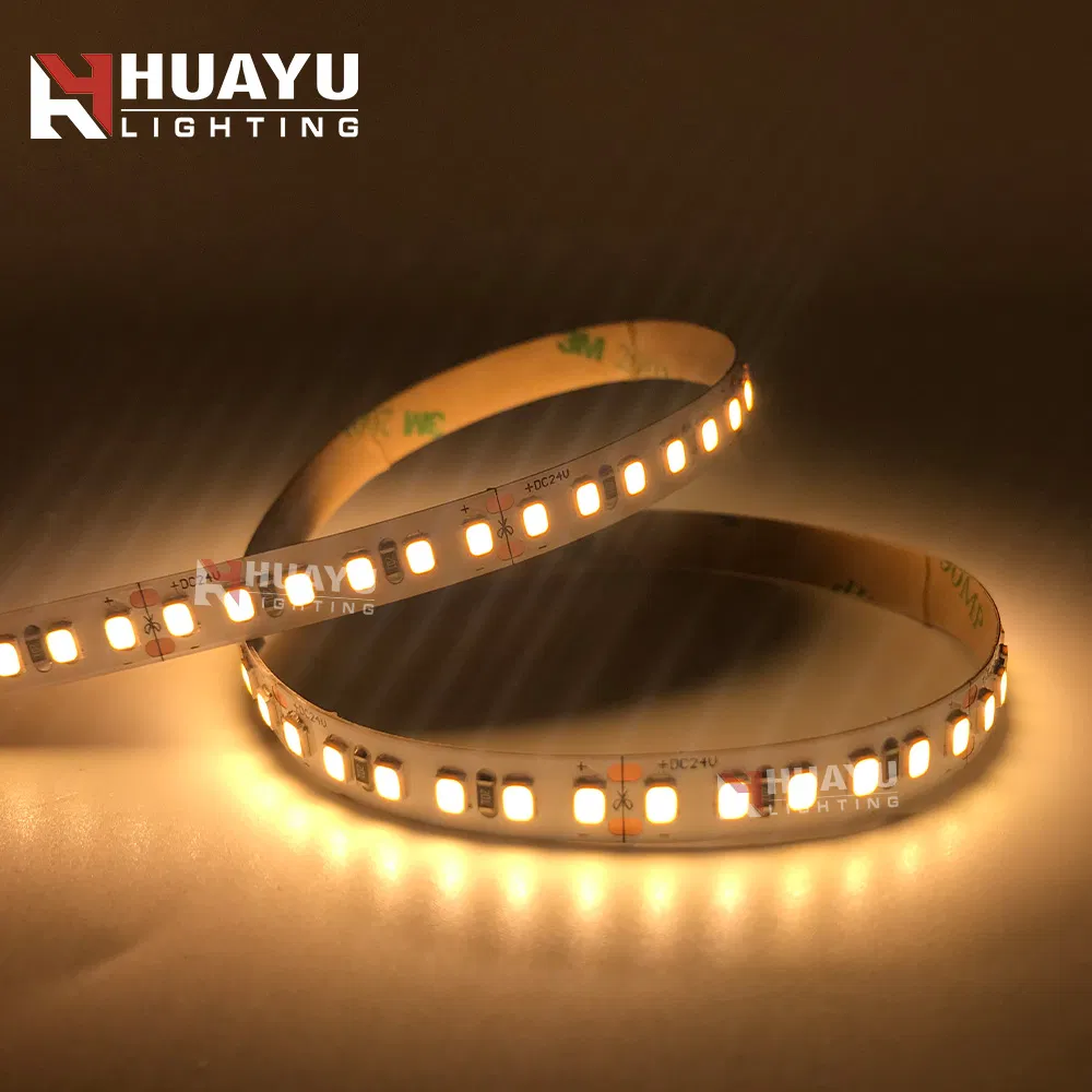 Low Voltage Input SMD2835 DC24V 168LEDs 8mm Flexible LED Strip Lighting for Decorating