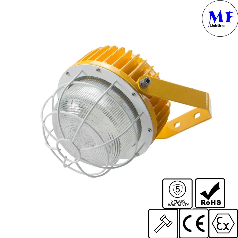 LED Explosion Proof Industrial High Bay Lamps for Oil and Gas Industry Light Workshop Manufacturing Shop Lighting IP66 Waterproof