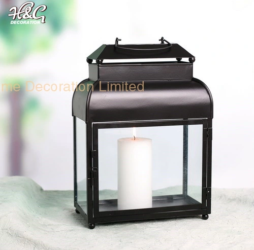 Black Home Decorative Candle Lantern