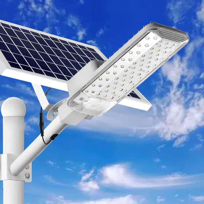 Dusk to Dawn Solar LED Street Lamp – High Lumen Outdoor Lighting for Security