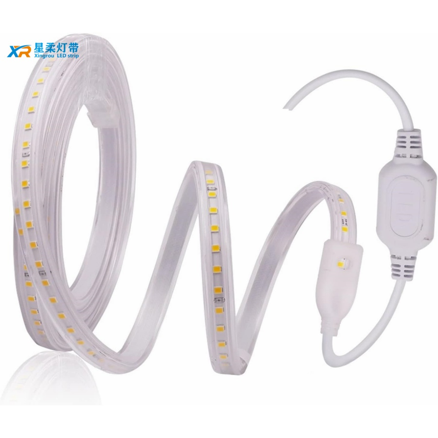 Landscape Pathway Lighting with Flexible 220V LED Ribbon Warm White 50m