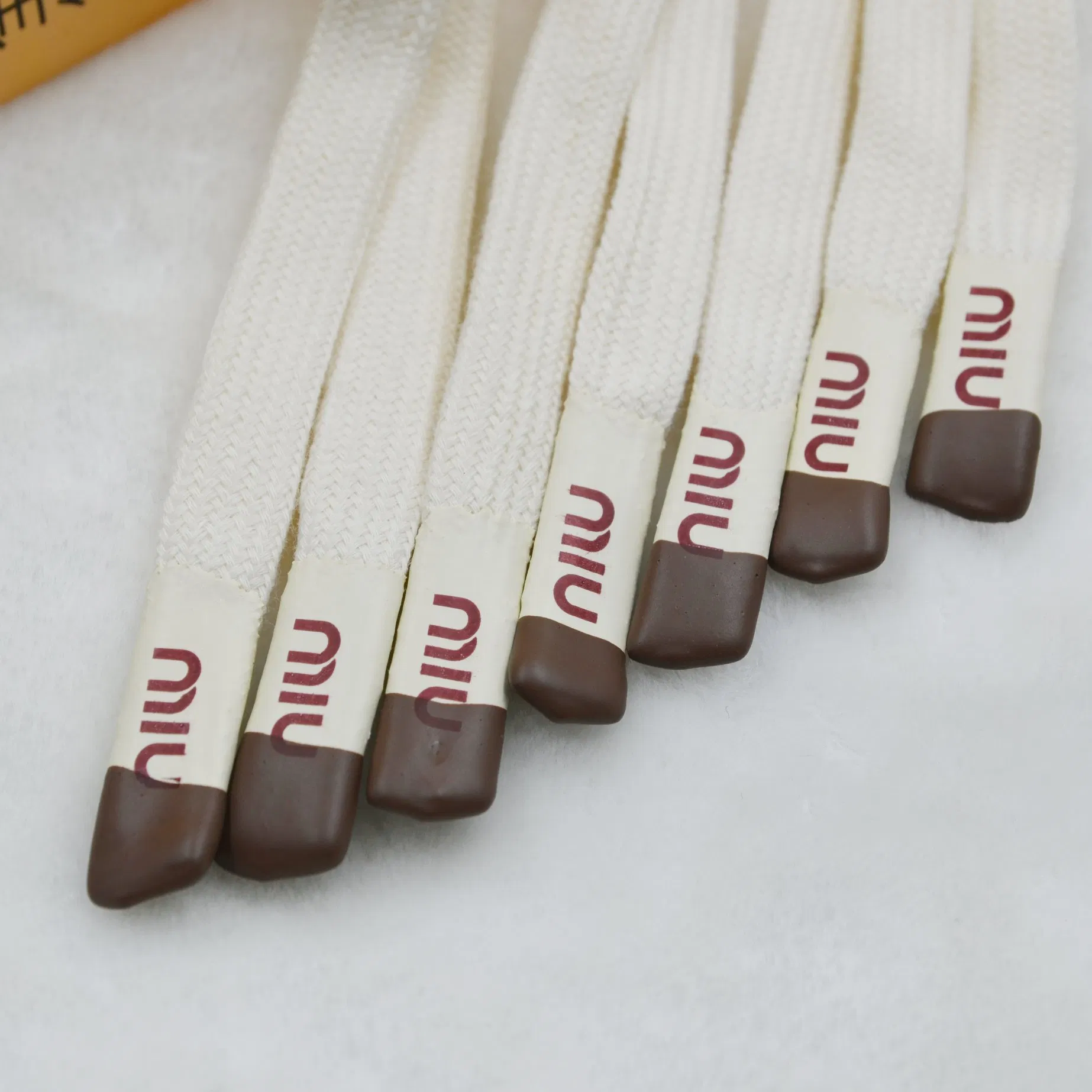 Custom Logo Shorts Round Silicone End Hoodie Draw String Cord Pants Drawstring