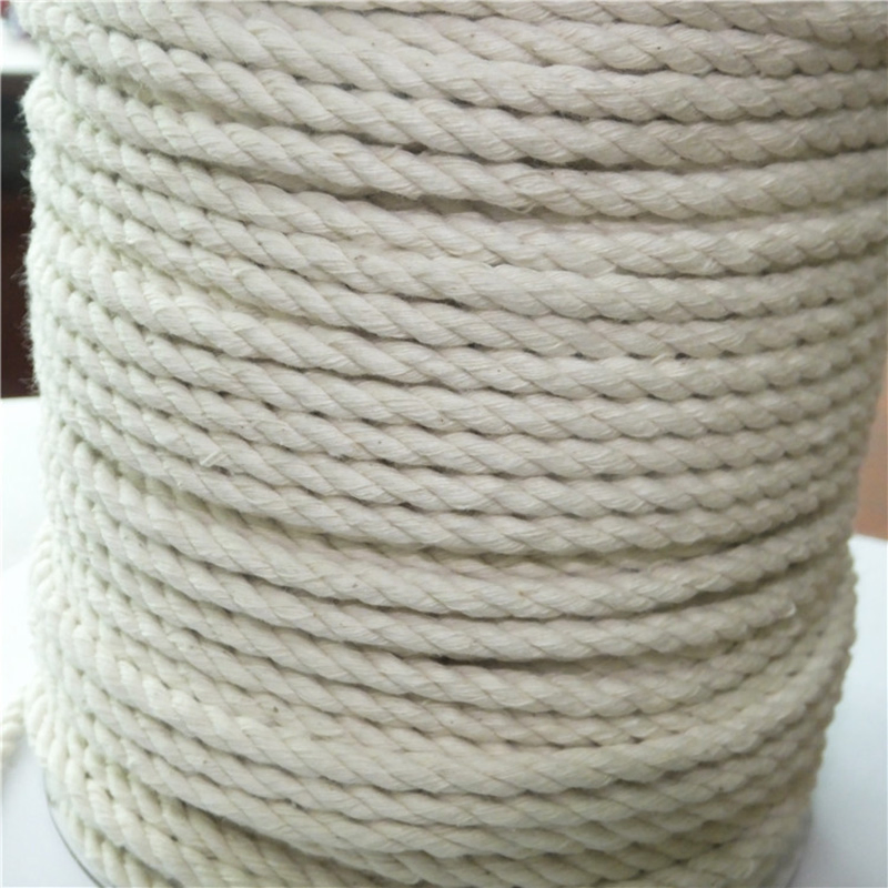 Custom Macrame Twist Braided Cord 100% Cotton Rope String 1 mm 2 mm 3 mm 4 mm 5 mm