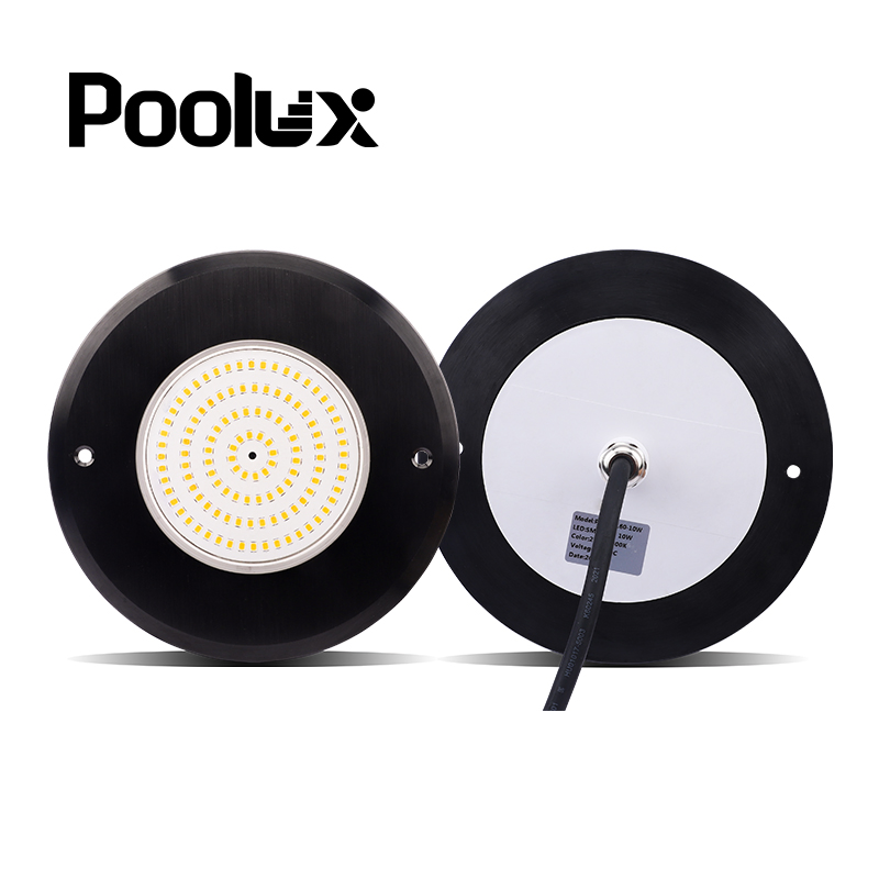 2025 Resin Filled Super Slim 8mm RGB Remote Controller Outside Wall Mounted LED Underwater Swimming Pool Lighting