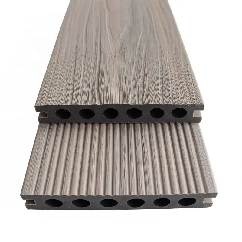 Co-Extrusion Weather Resistant Water Proof Wood Plastic Decking Composite Decking for Outdoor