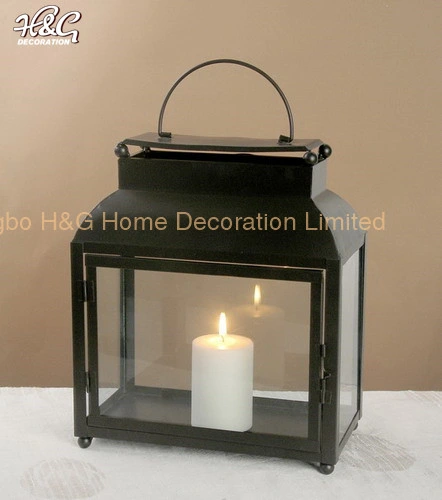 Black Home Decorative Candle Lantern