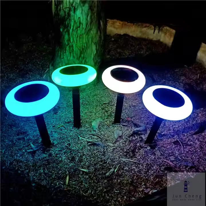 Solar Fairy Colorful Ground Outdoor Pathway Christmas Garden Landscape Lighting