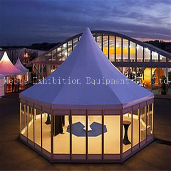 High Peak Large Wedding Event Party Exhibition China Glass Dometent