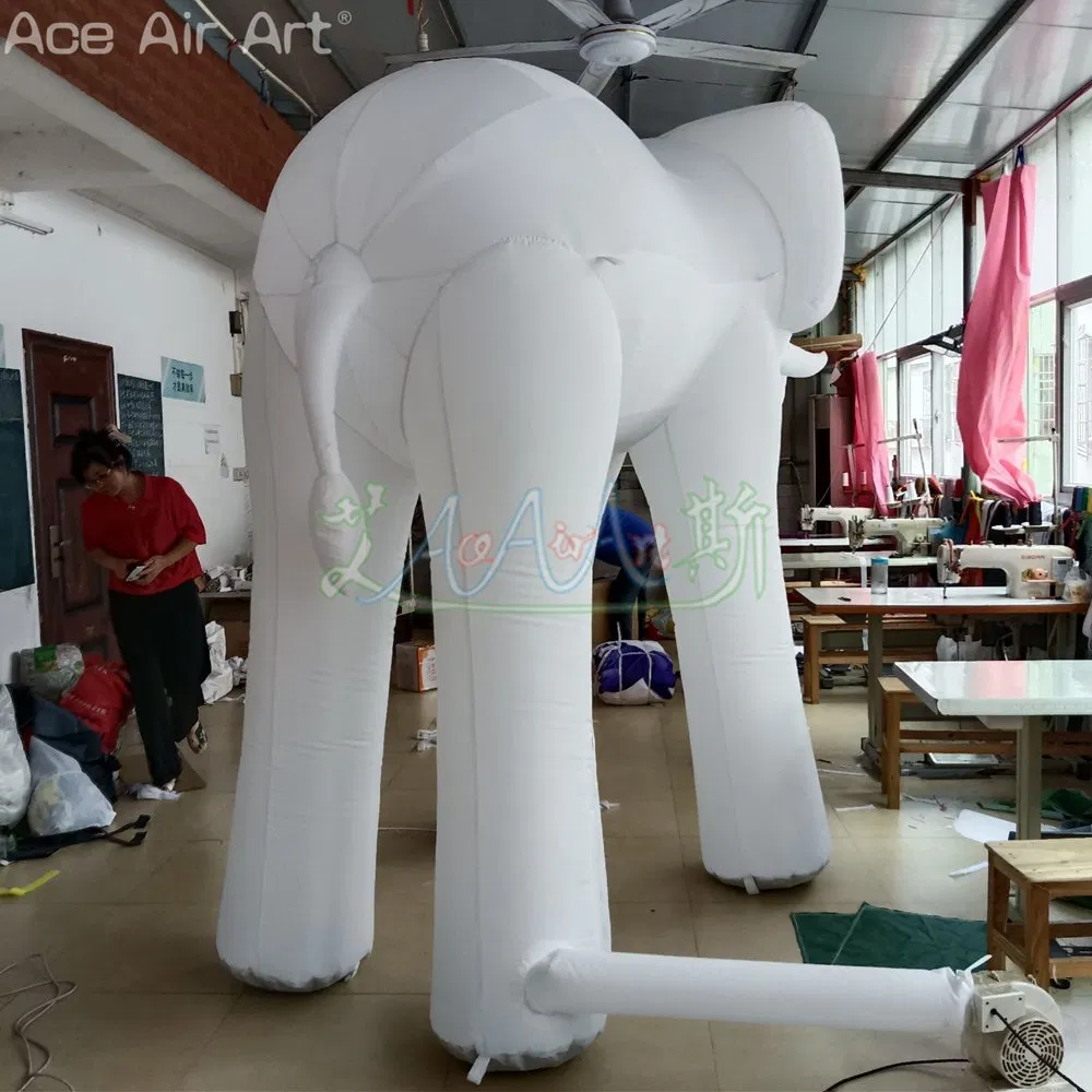 Inflatable White Elephant Indoor Outdoor Decoration Commercial Event