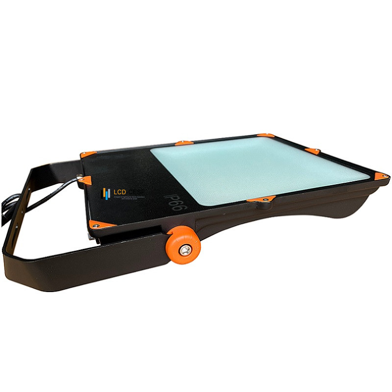 LED Floodlight, 150W, 120V-277VAC, 5000K, Medium Optic, IP66, Outdoor Security Marine Lighting