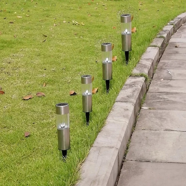 Outdoor Waterproof LED Garden Lawn Lamp Solar Power Pathway Lamp Landscape Lighting