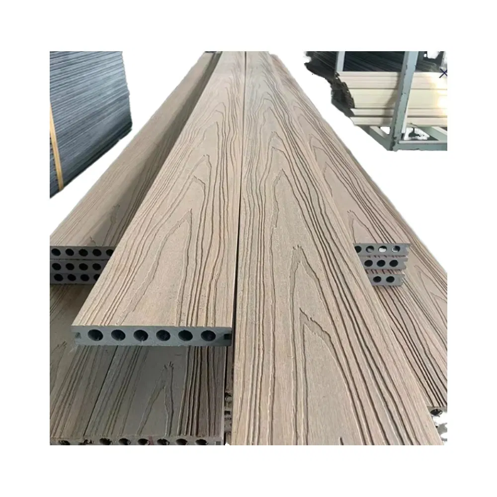 Co-Extrusion Weather Resistant Water Proof Wood Plastic Decking Composite Decking for Outdoor