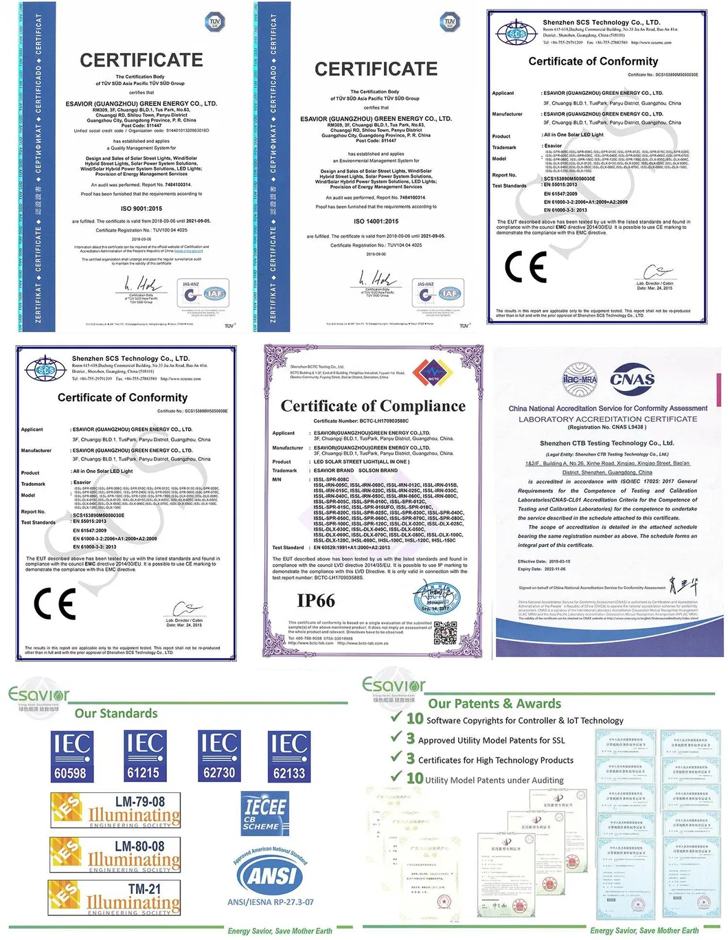 Certificates