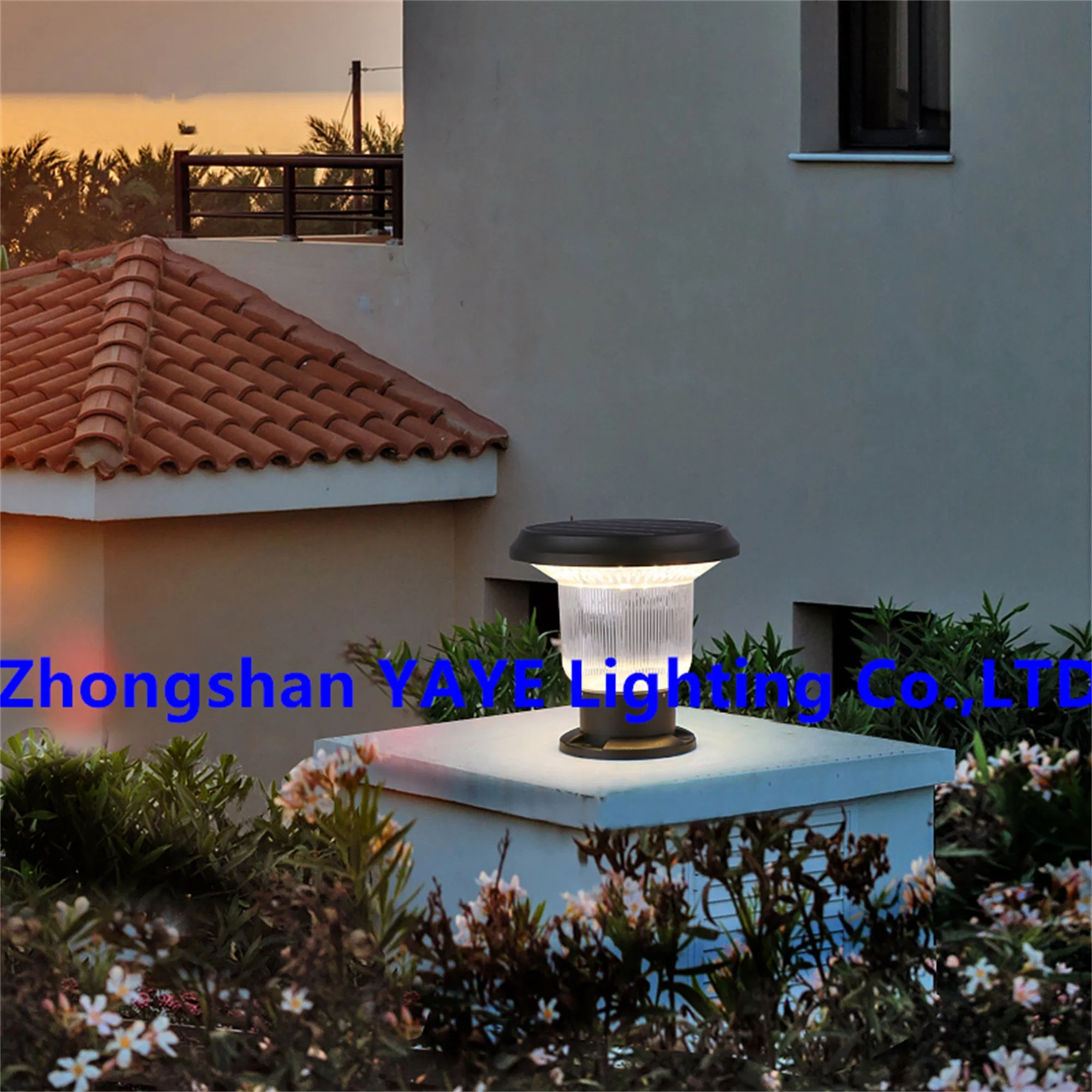 Yaye Hot Sell Product Waterproof IP67 Aluminum Solar LED Garden Pillar Pathway Lighting Outdoor Waterproof IP66 3 Years Warranty 3years Warranty