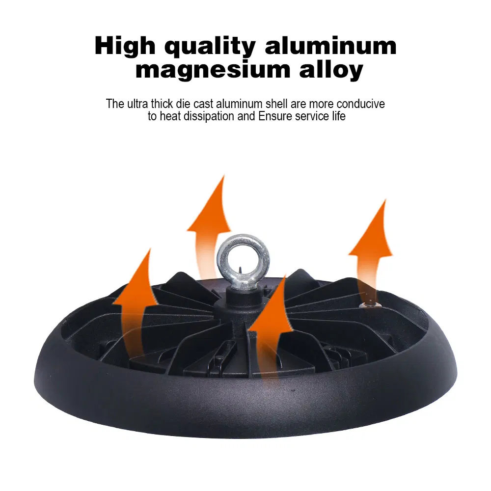 Industrial UFO 200W High Power LED High Bay Lighting