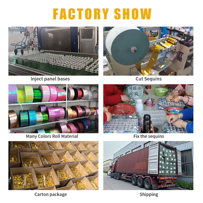 China Exporter Paneles Fondo Pared Negros Brillantes Con Lentejuelas Cuadradas for Event