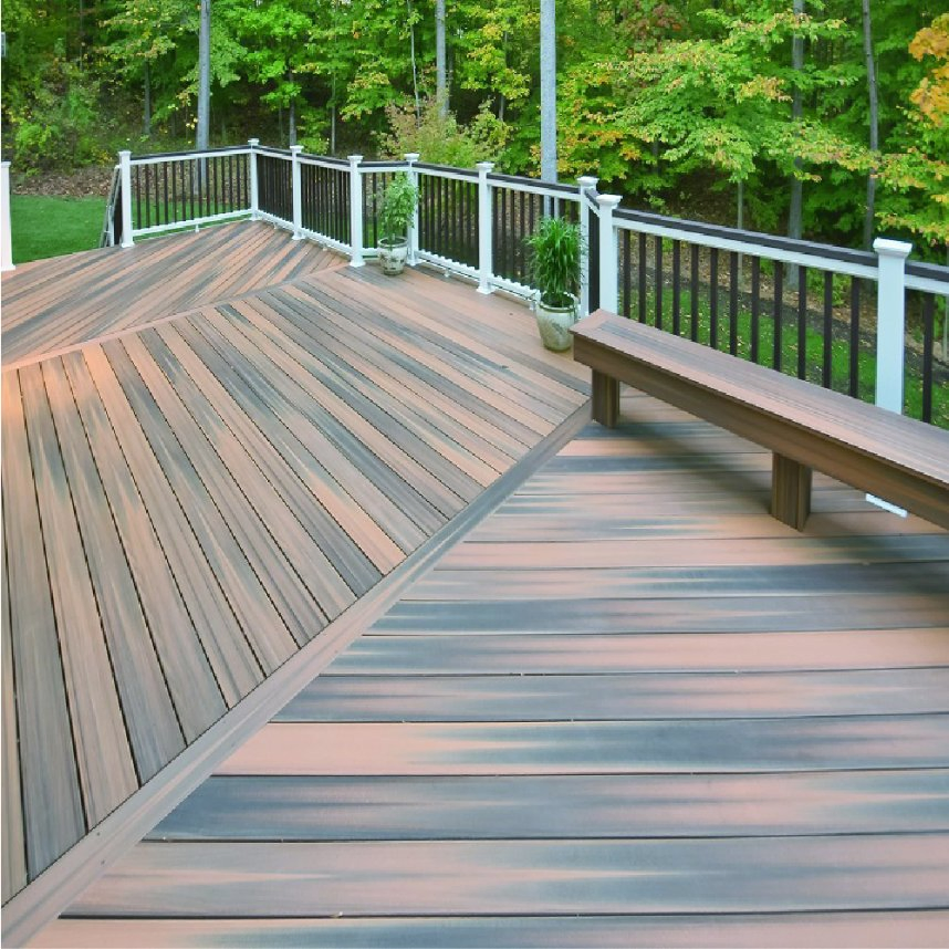 Wood Alternative Wooden Flooring Plastic Composite Deck