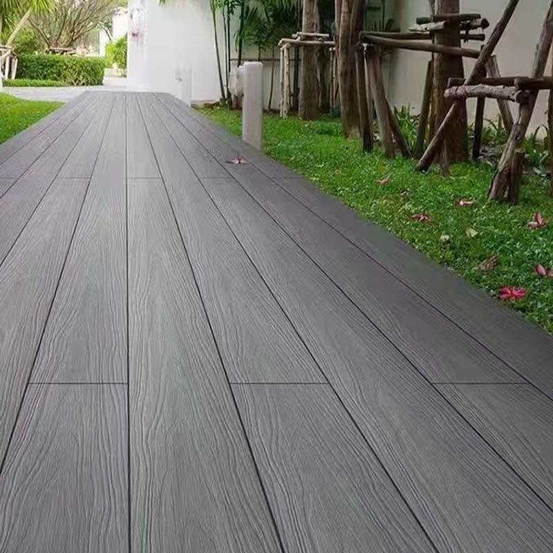Outdoor Co-Extrusion WPC Wood Flooring Nature Fiber Composite Decking-Durable Fire-Retardant Recyclable for Commercial Patio Park Poolside
