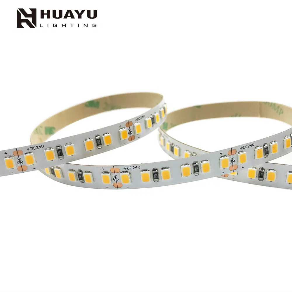 Low Voltage Input SMD2835 DC24V 168LEDs 8mm Flexible LED Strip Lighting for Decorating