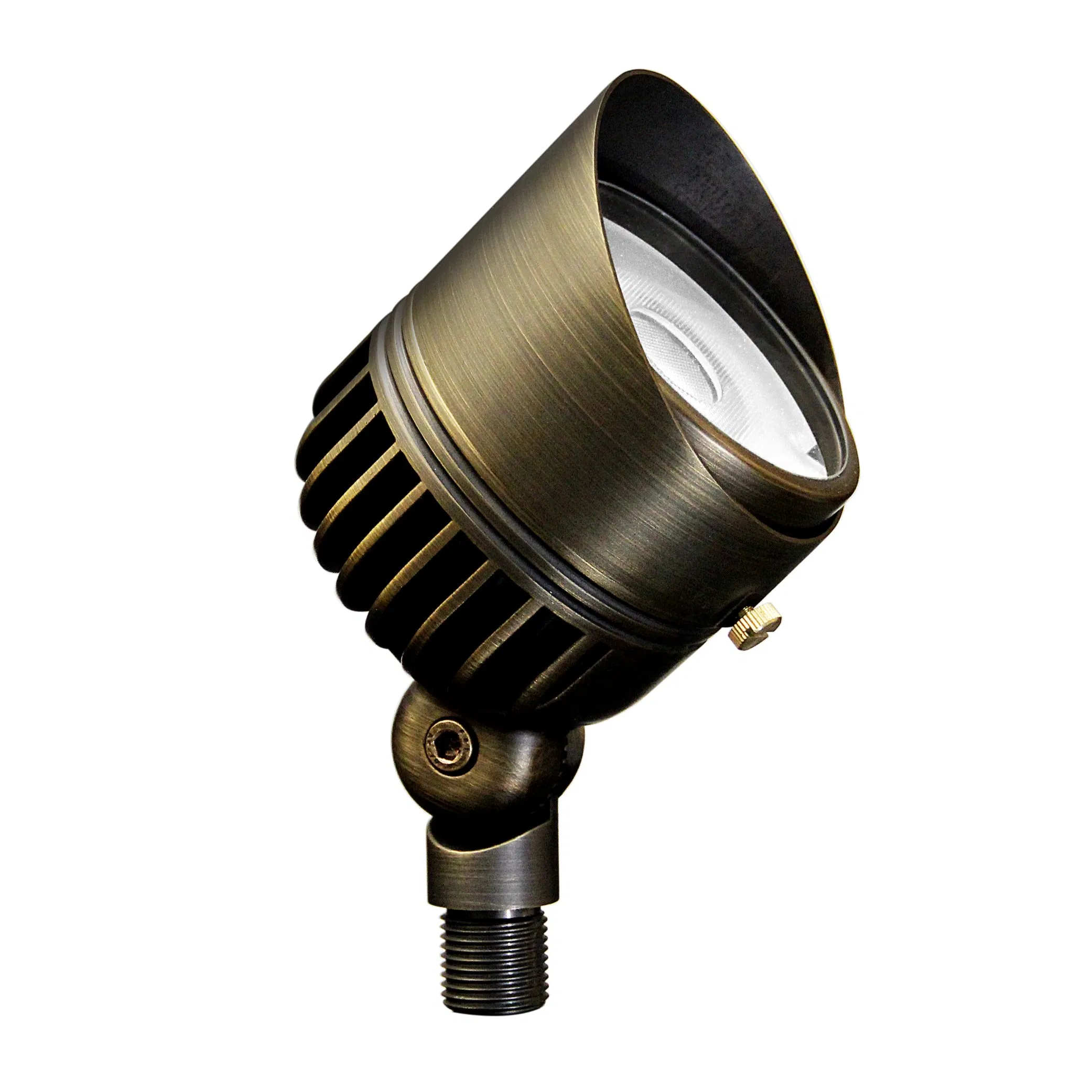 Low Voltage Brass Lighting Outdoor Waterproof Copper Landscape Lighting Brass Garden Light with Spike