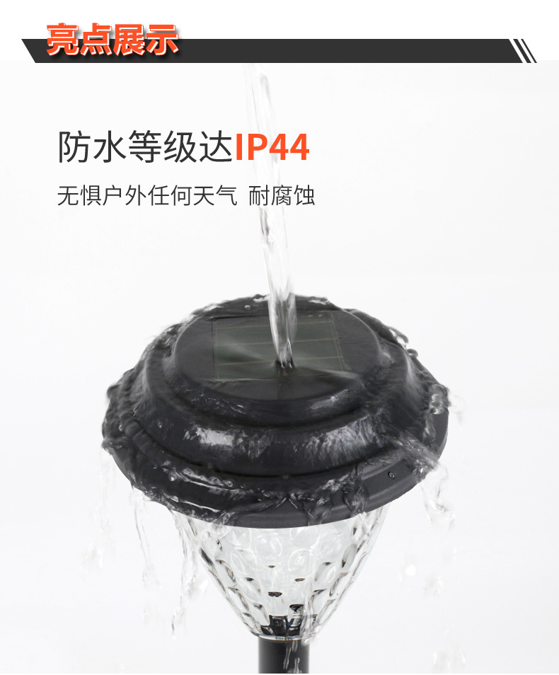 Hot Sale Solar Outdoor Waterproof LED Road Lawn Sensor Garden Pathway Lighting