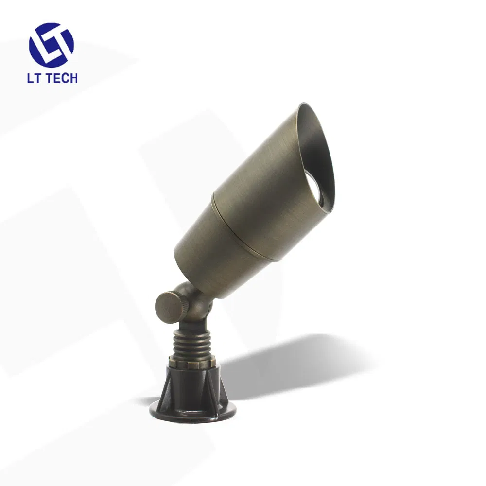 Low Voltage Brass Accent Lighting Bright LED Landscape Spot Lights