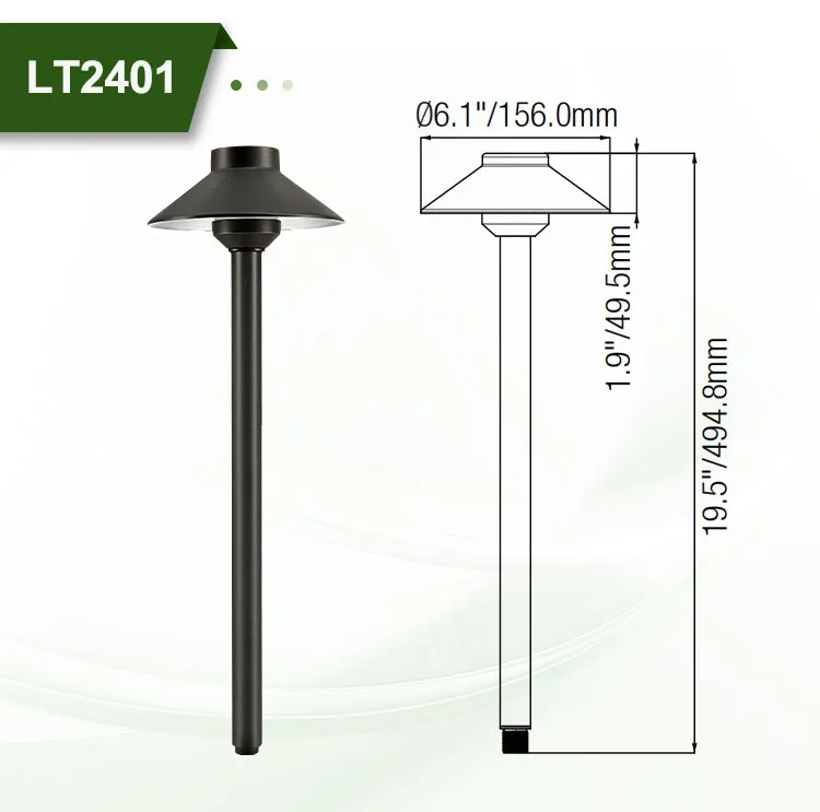 Landscape Path Light Setup