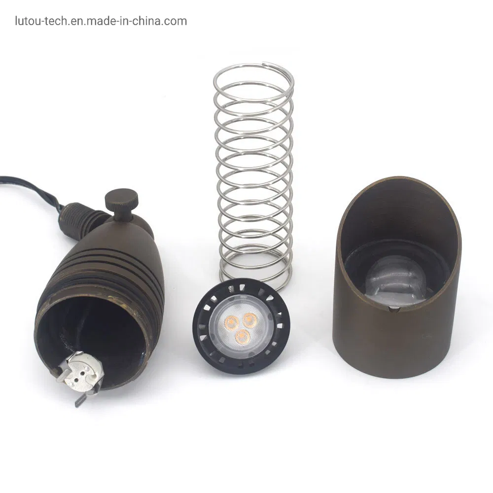 Low Voltage Lt2105 Brass Spot Light with Free Stake for Landscape Lighting