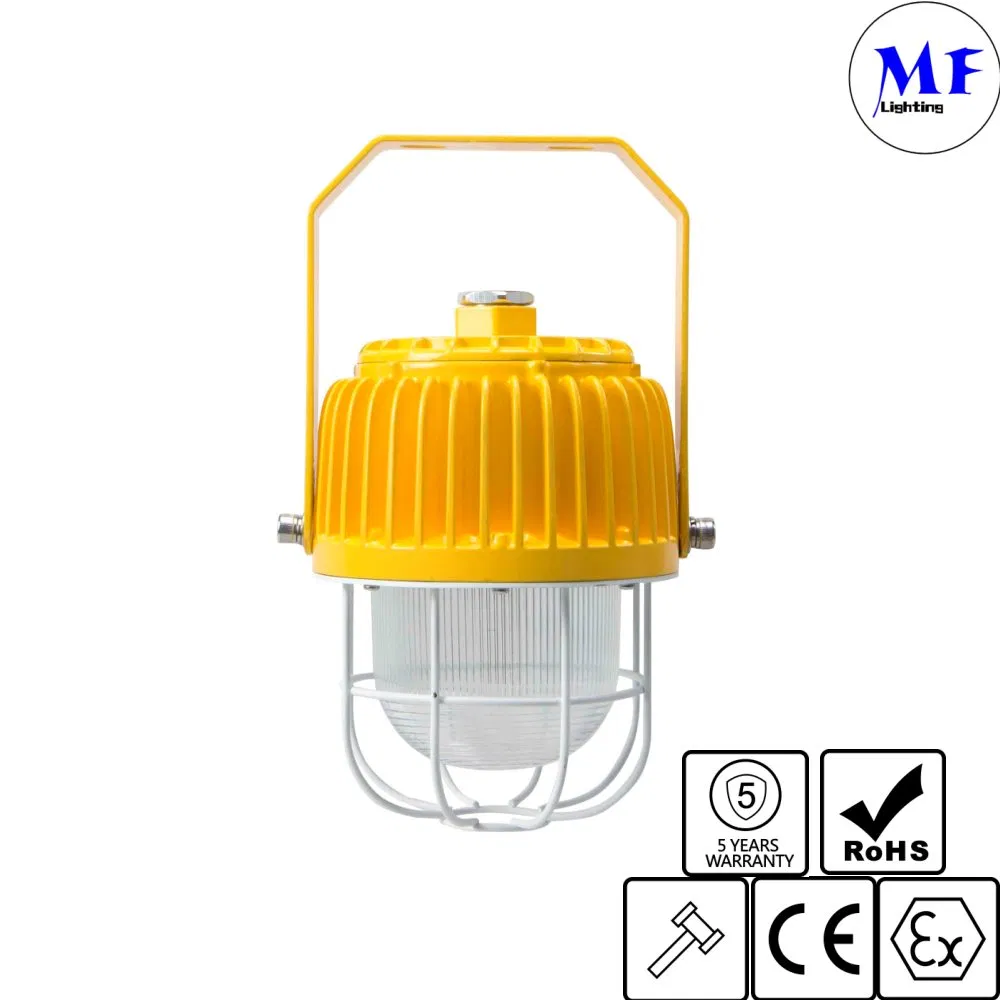 LED Explosion Proof Industrial High Bay Lamps for Oil and Gas Industry Light Workshop Manufacturing Shop Lighting IP66 Waterproof