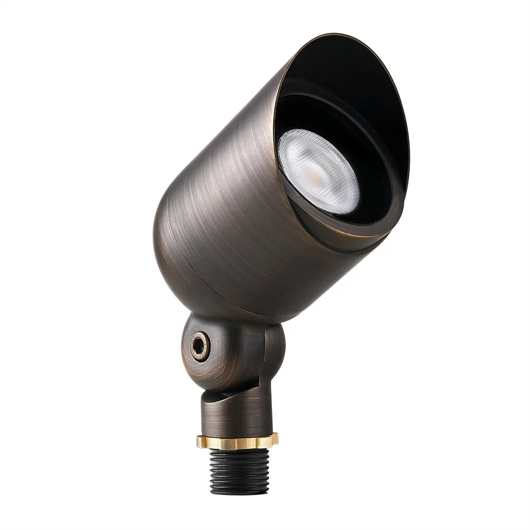 Brass MR16 LED Landscape Lighting