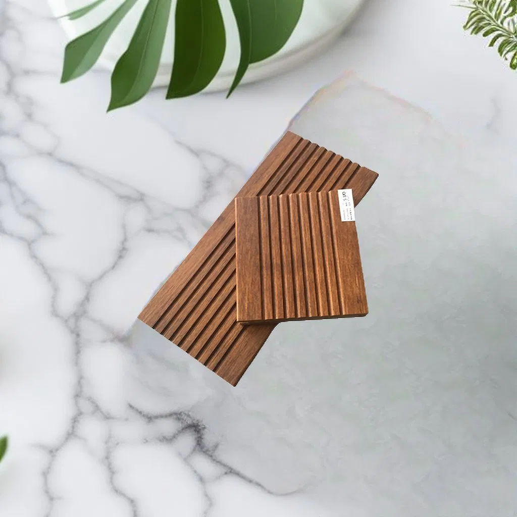 FSC Wholesales Building Material Terrace Decking Outdoor Strand Woven Bamboo Decking