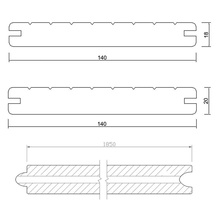 Bamboo Terrace Decking Detail