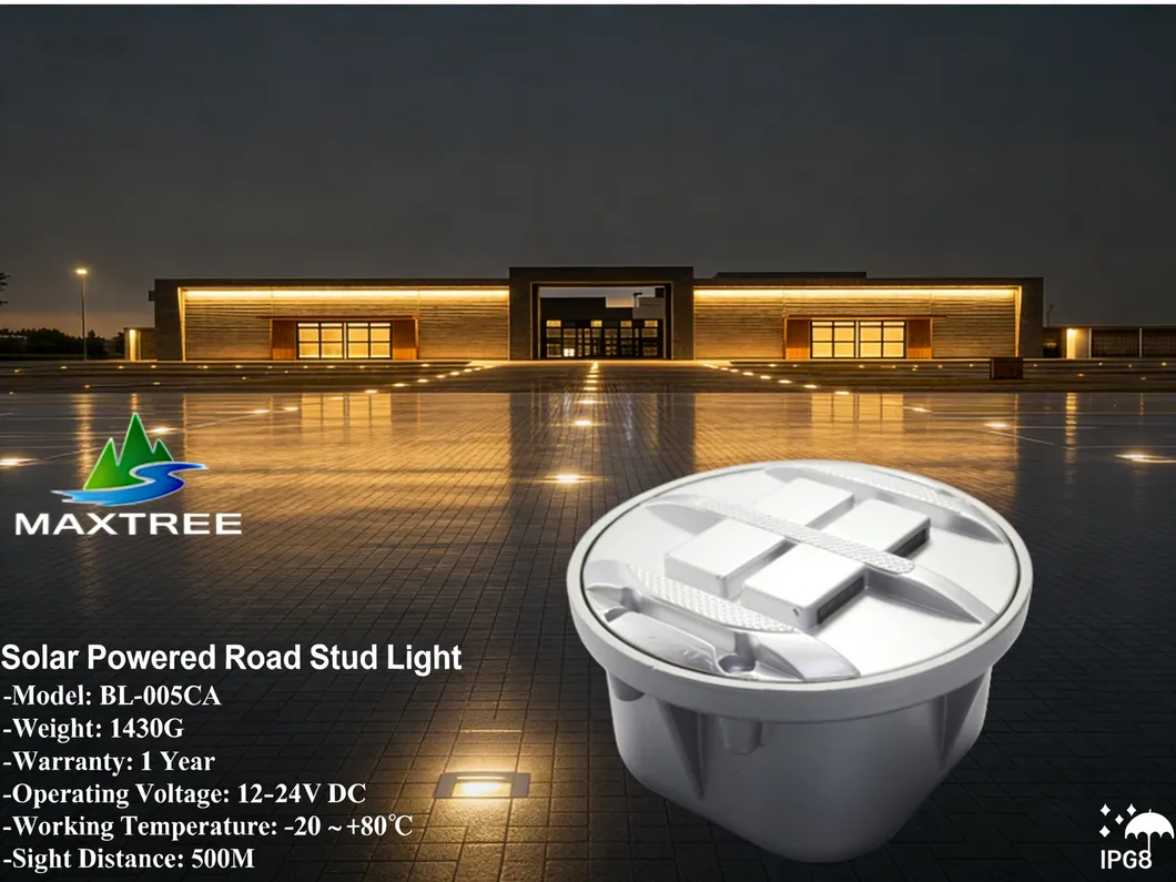 Solar Powered LED Road Stud