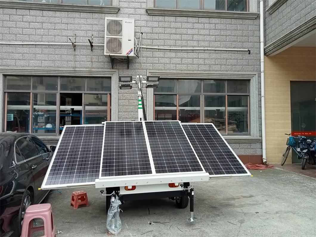 Solar-Powered LED Beacon Tower