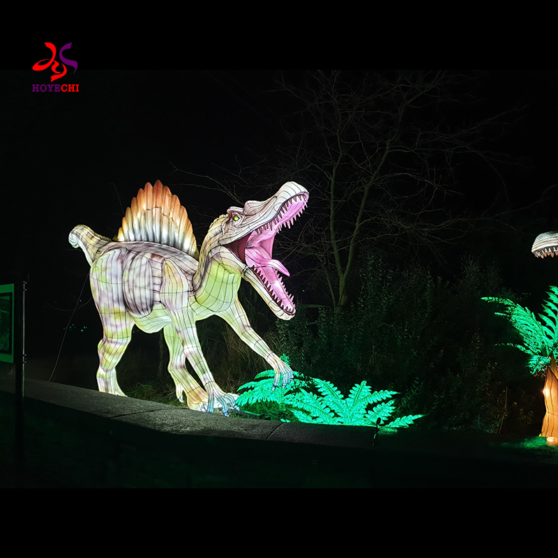 New Decorative Dinosaur Animal Lantern Hot Sale Chinese New Year Lantern for Art