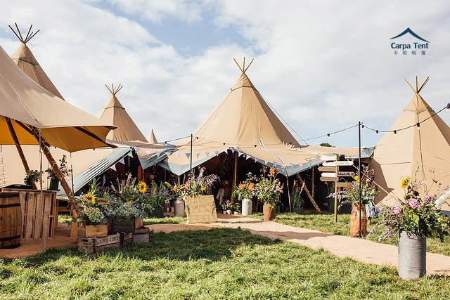 Outdoor Nordic Giant Kata Tipis for Events 10.3m