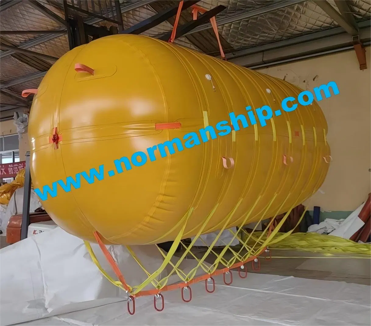 Marine Boat Ship Yacht PVC Cylindrical Pillow Type Underwater Inflatable Salvaged Rescue Air Bags Air Lift Bag for Lifting Loading