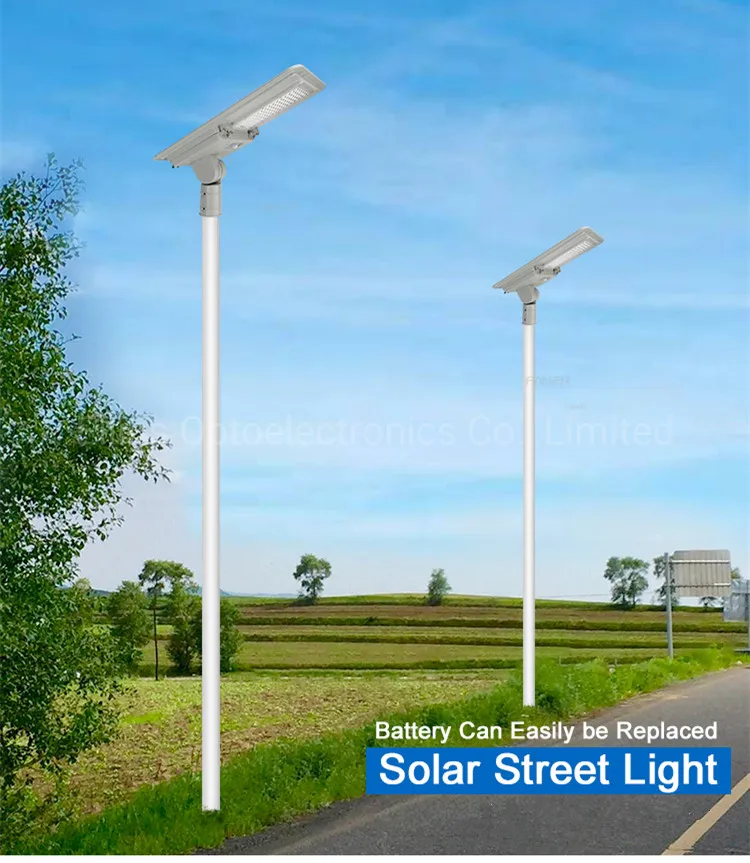 Integrated LED Solar Powered Street Lighting