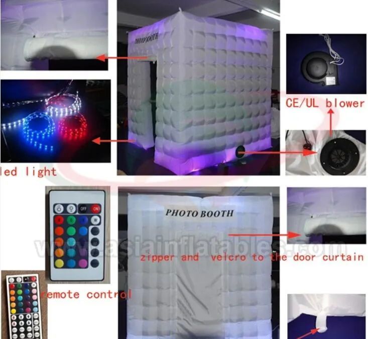 White LED Light Air Tight Tent