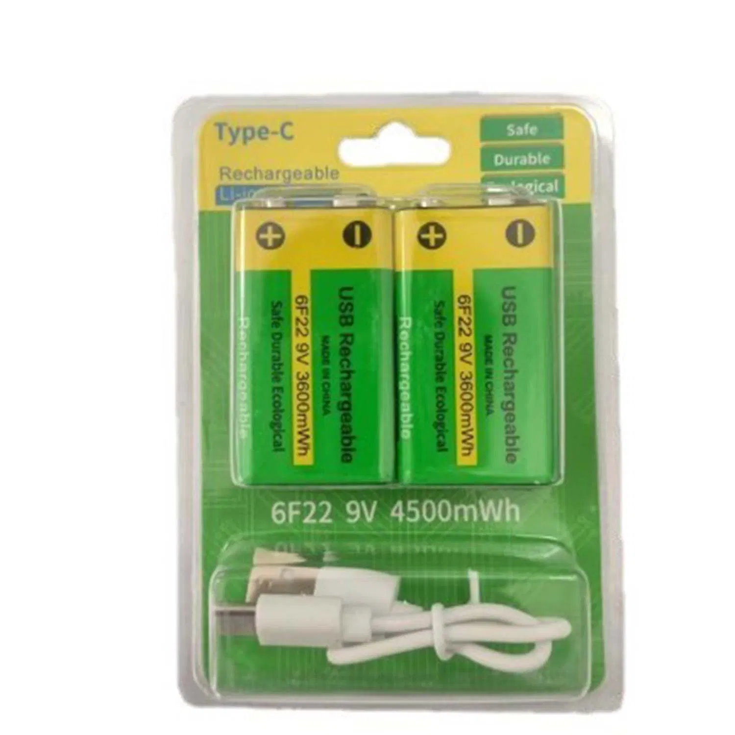 Factory Direct 3.7V 18650 Rechargeable Battery 2000mAh 2200mAh Type C Port 7400mwh Lithium Ion Cell Bulk Supply