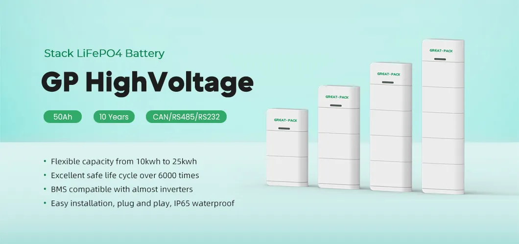 High Voltage Modular Battery