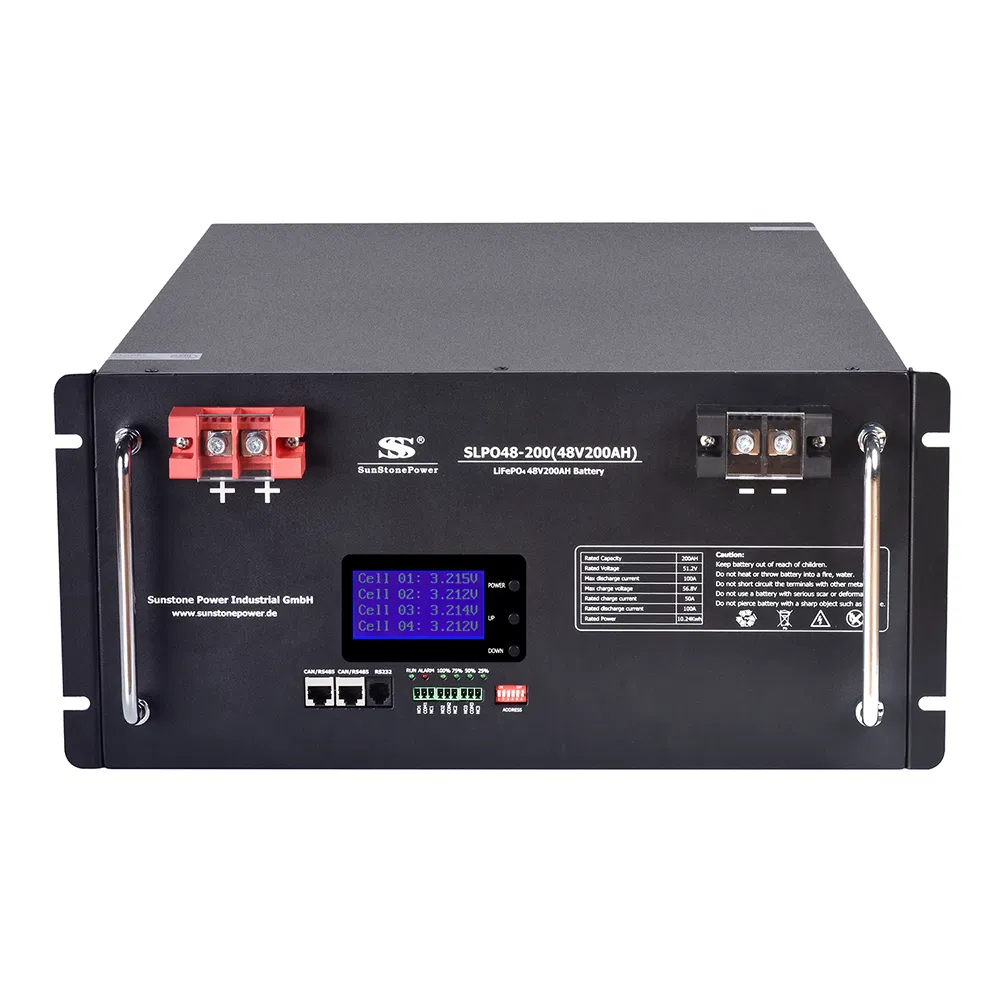 Best Lithium Ion Battery 48V200ah 6000 Cycles 80% Dod LiFePO4 Solar Battery