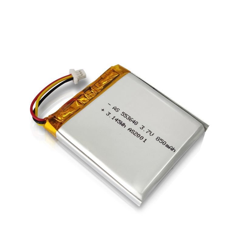 UL CB CCC Kc Un38.3 Wercs CE Certificate Factory Supply Lipo Battery 553640 3.7V 850mAh Lithium Polymer Battery for Electronic Devices