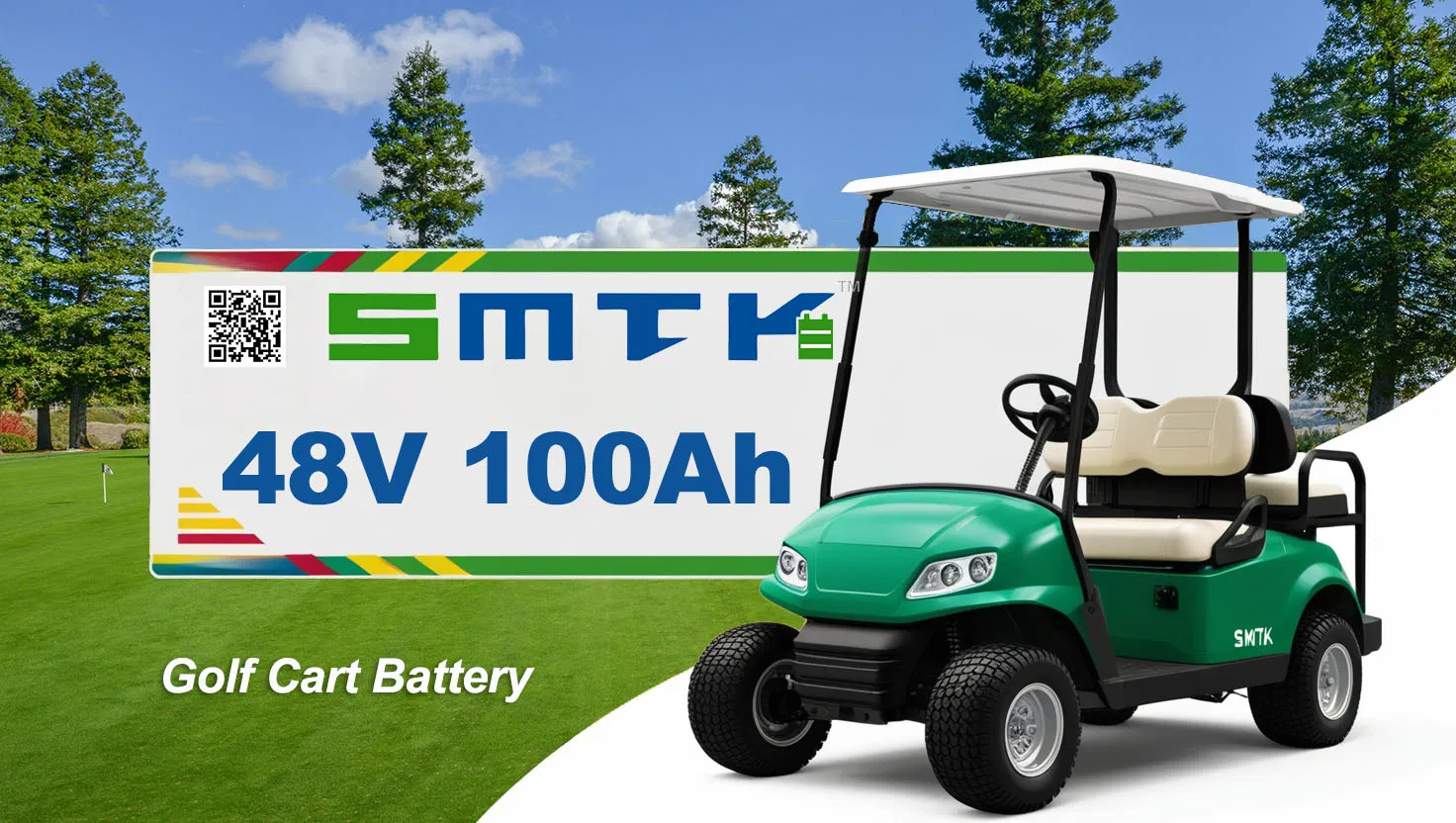 48V 105ah 150ah 200ah 300ah LiFePO4 Batteries for Electric Golf Car Golf Cart Golf Trolley Cart Golf Buggy 4 Seater 6 Seater Low Speed E-Vehicles