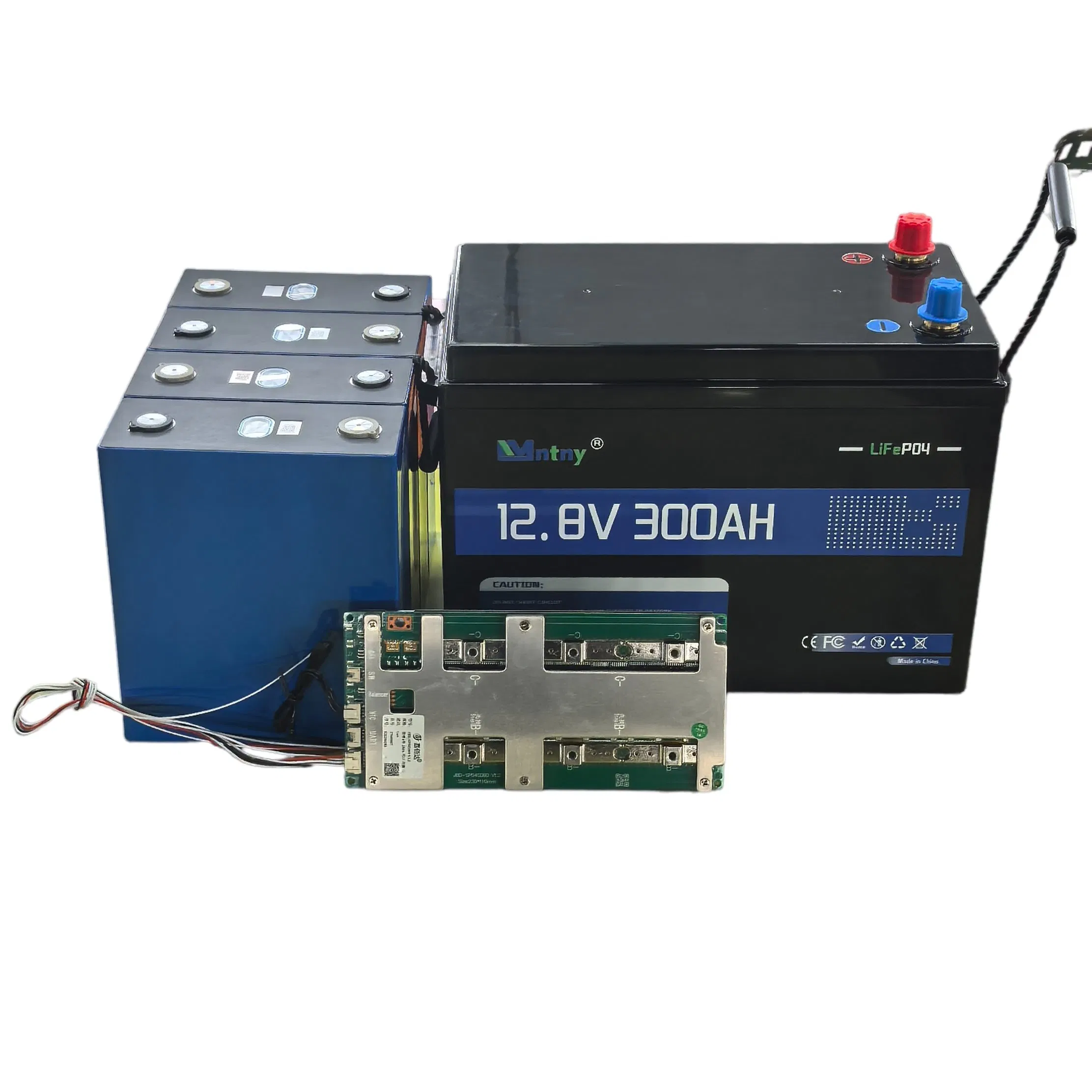 12V/12.8V 100ah/200ah/300ah/Customized 2400wh LiFePO4 Lithium Ion Prismatic Battery Pack 3.2V Cells